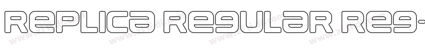 Replica Regular Reg字体转换